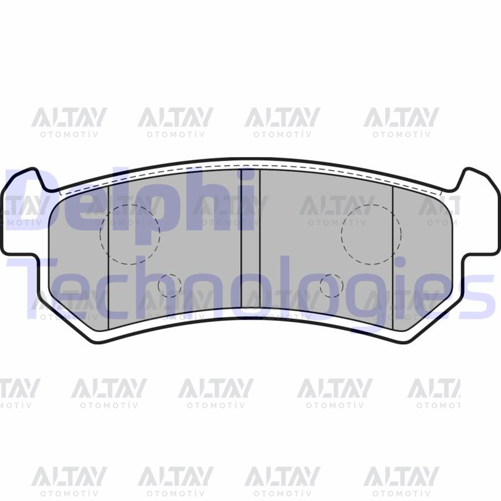 Chevrolet Lacetti Arka Fren Balata OEM 96405131 Chevrolet Lacetti Arka Fren Balata OEM 96405131